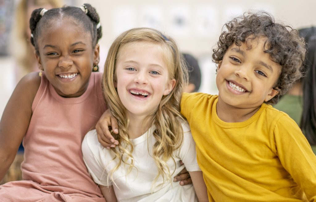 Happy Preschool Children Stock Photo