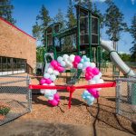 Tri-Community YMCA Playground ribbon cutting ceremony