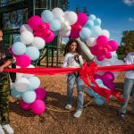 Tri-Community YMCA Playground ribbon cutting