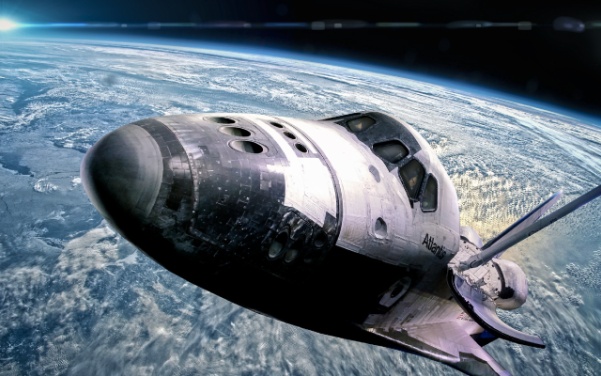 Space shuttle showcasing the beauty of space exploration from YMCA Central Massachusetts